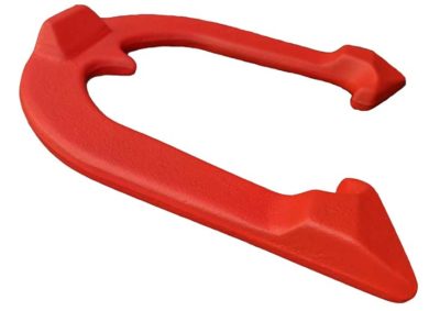 AF Sig Red Cleat-side Angled pitching horseshoe