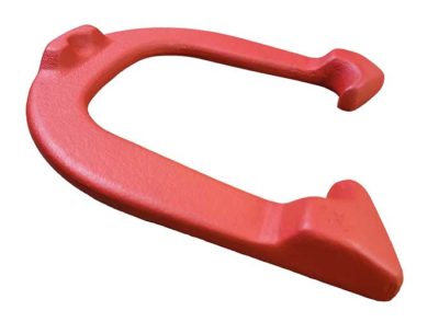 Wrangler Red Cleat-side Angled pitching horseshoe