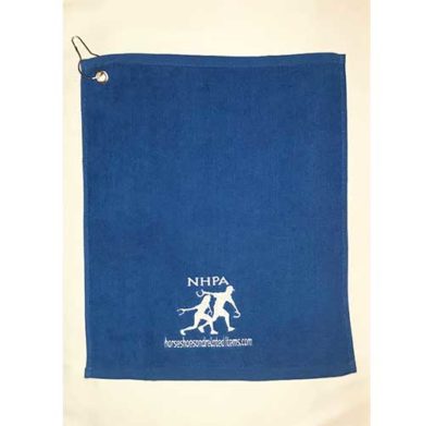 NHPA Embroidered Blue Towel