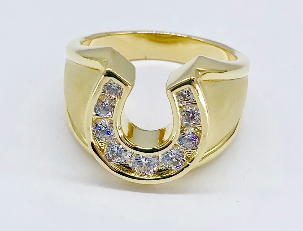 R.S. Covenant Gold Horseshoe Ring